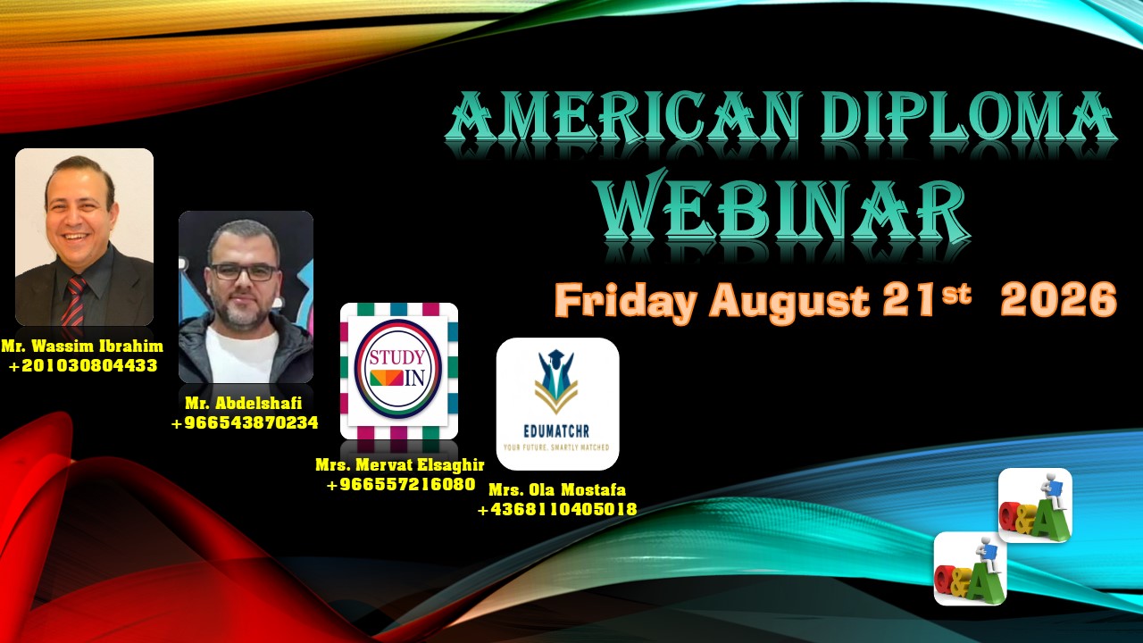 American Diploma Webinar 21-8-2026