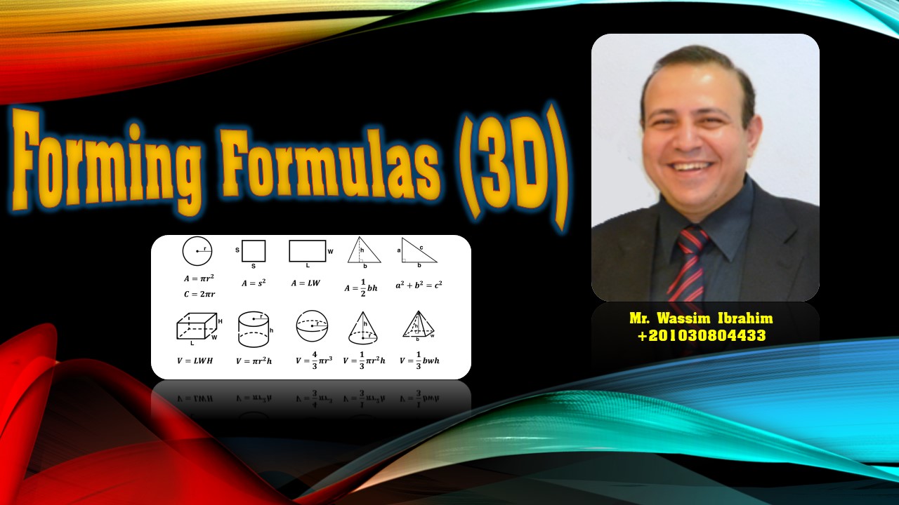 Forming Formulas (3D)